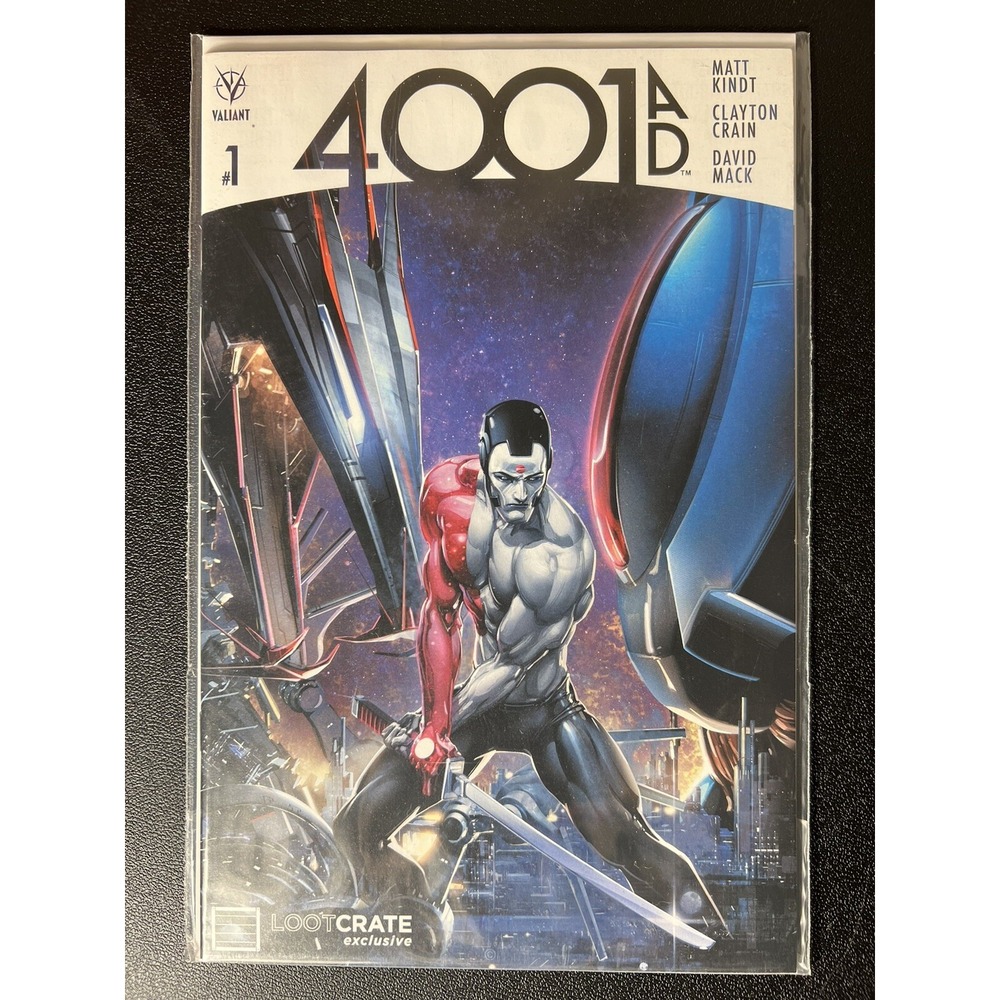 4001 AD #1 Valiant Comics Loot Crate Exclusive Clayton Crain 2016